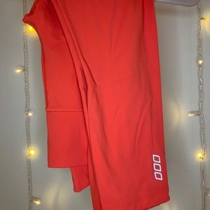Coral Capri Lorna Jane Leggings
